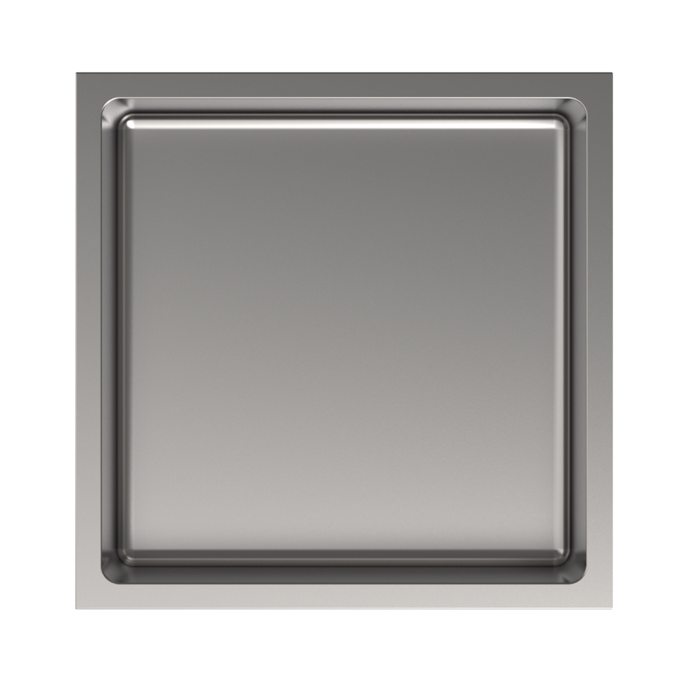 Z - Stainless Steel Metal Niche Silver - 12"x12" - N300-MS